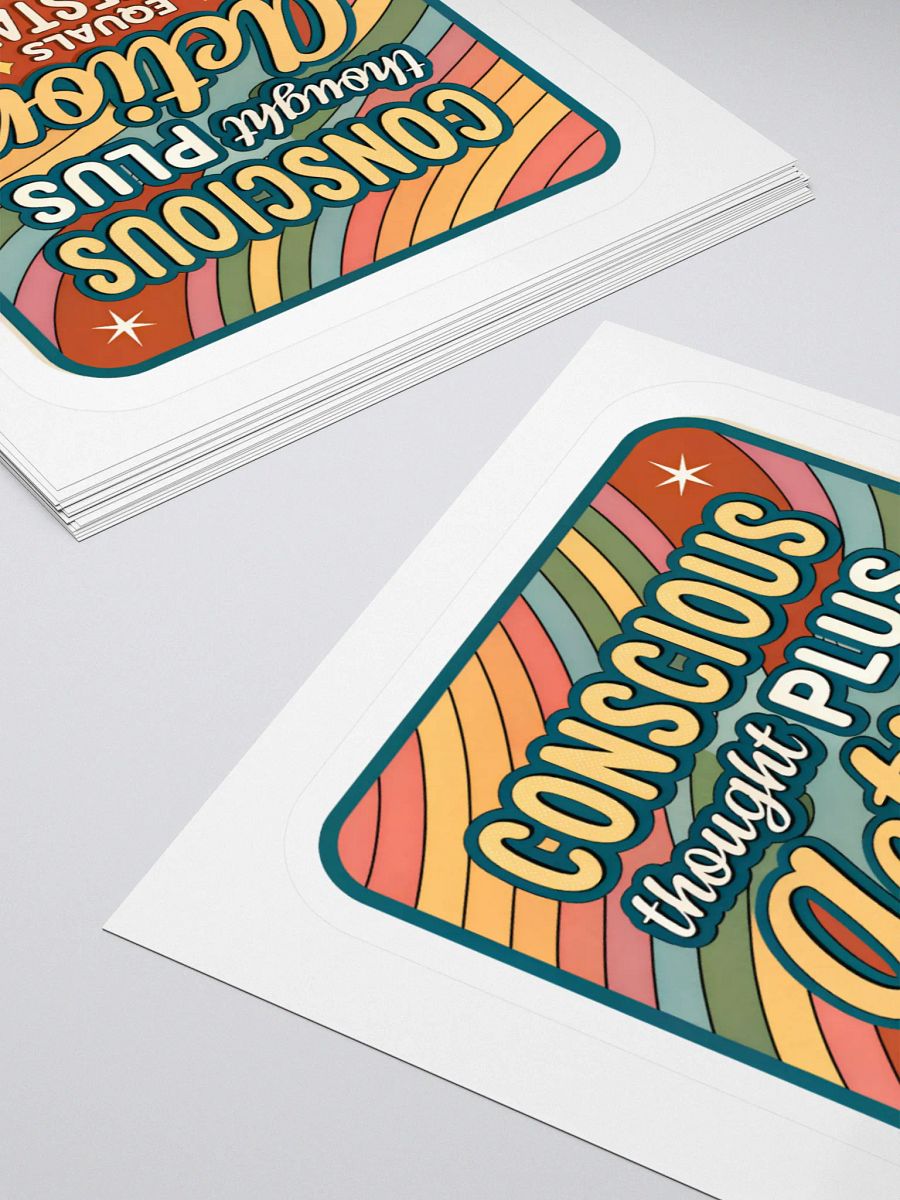 Manifestation Mantra Kiss Cut Sticker product image (11)