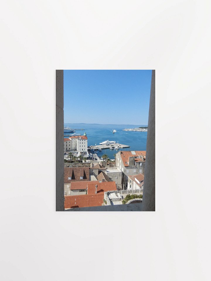 Split - Port of Split from Saint Domnius Bell Tower - print/poster product image (4)