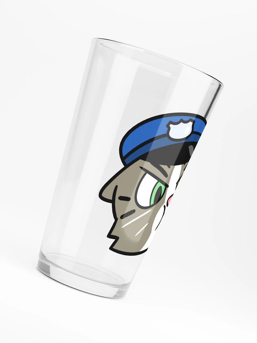 Officer Kitty Cat Pint Glass product image (6)