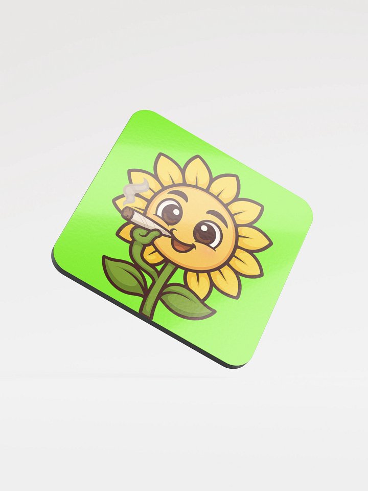 SMOKIE FLOWER cork coaster product image (1)