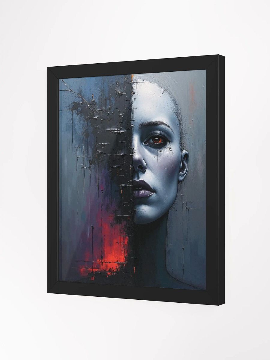 Surreal Split Portrait Framed Print product image (1)