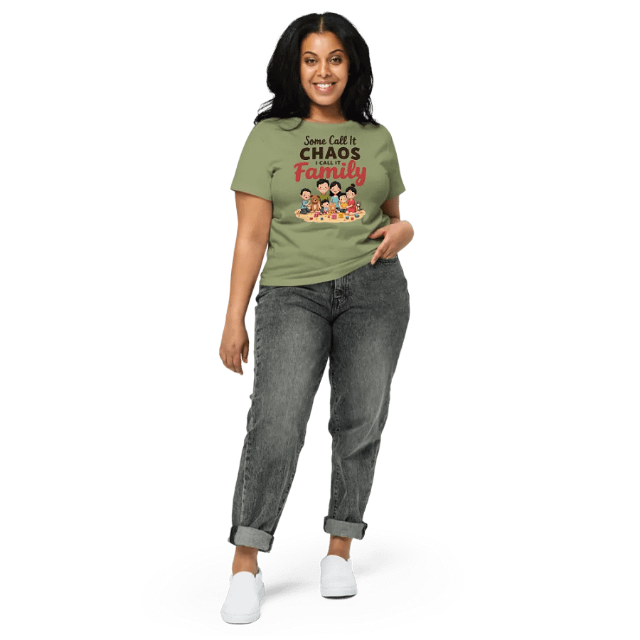 Chaos & Family Women's High-Waisted Tee product image (21)