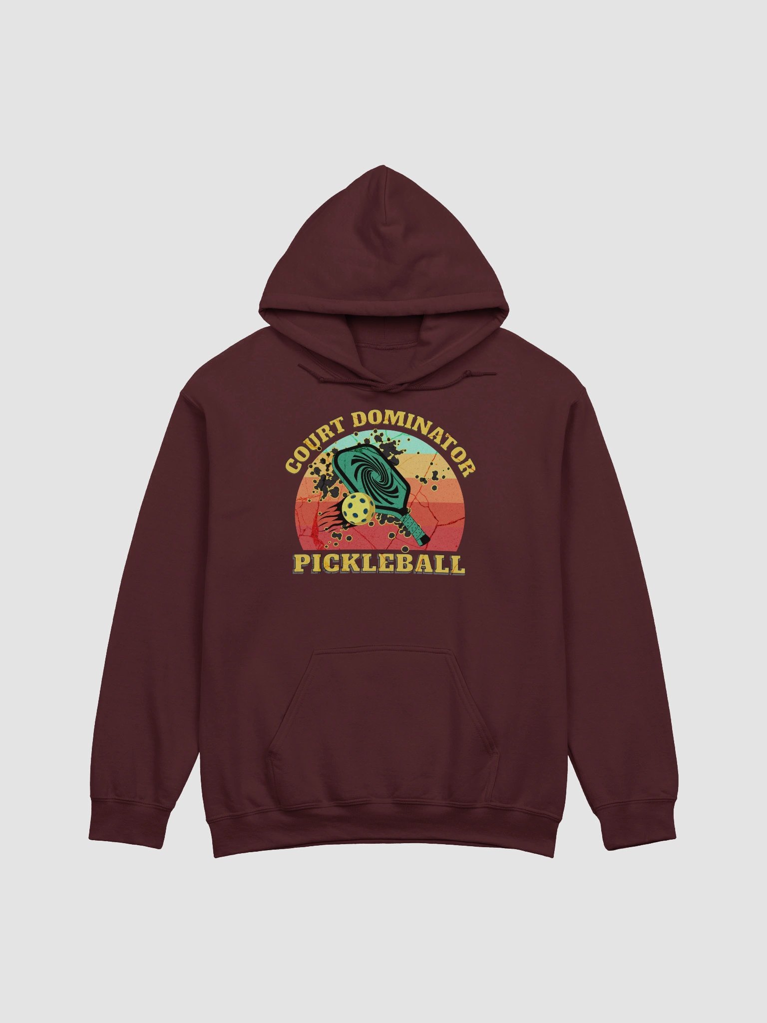 Court Dominator Pickleball Retro Hoodie product image (1)