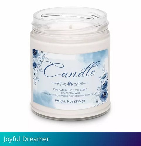 Scented Soy Candle | Blue Floral Design👇

Soft, clean, and calming. This soy candle fills the room with its unforgettable fra...