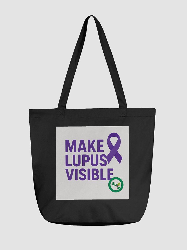 Lupus Awareness Eco Tote: Make Lupus Visible product image (2)