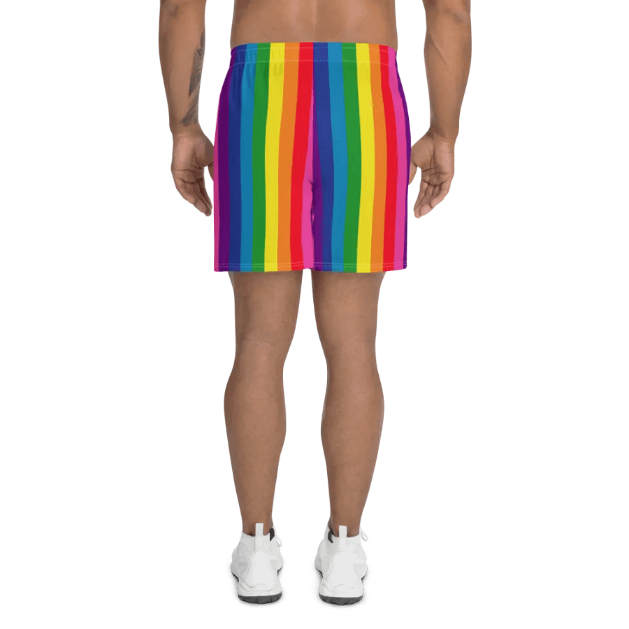 1978 Rainbow Pride Flag = 8-Color - All-Over Print Shorts product image (3)