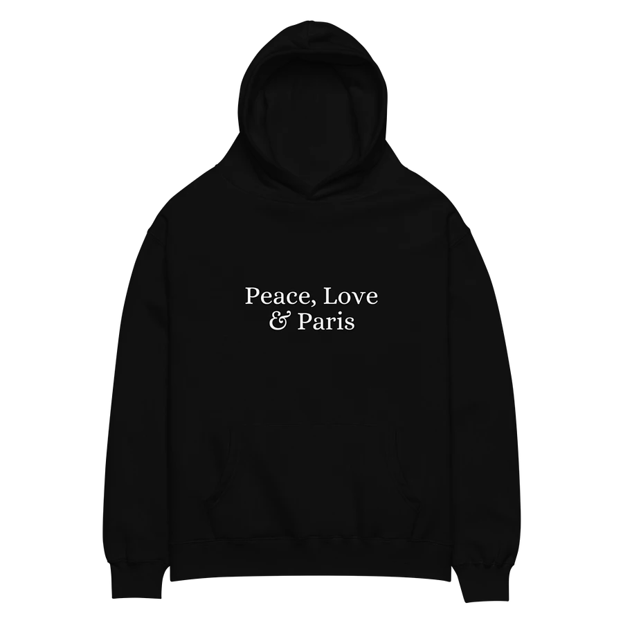 Peace, Love and Paris Unisex Oversized Hoodie product image (4)