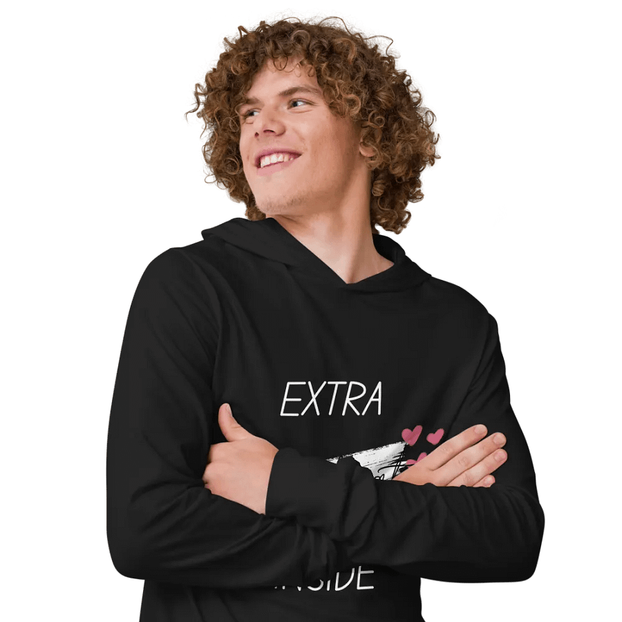Extra Heartbeat Unisex Hooded Tee product image (9)
