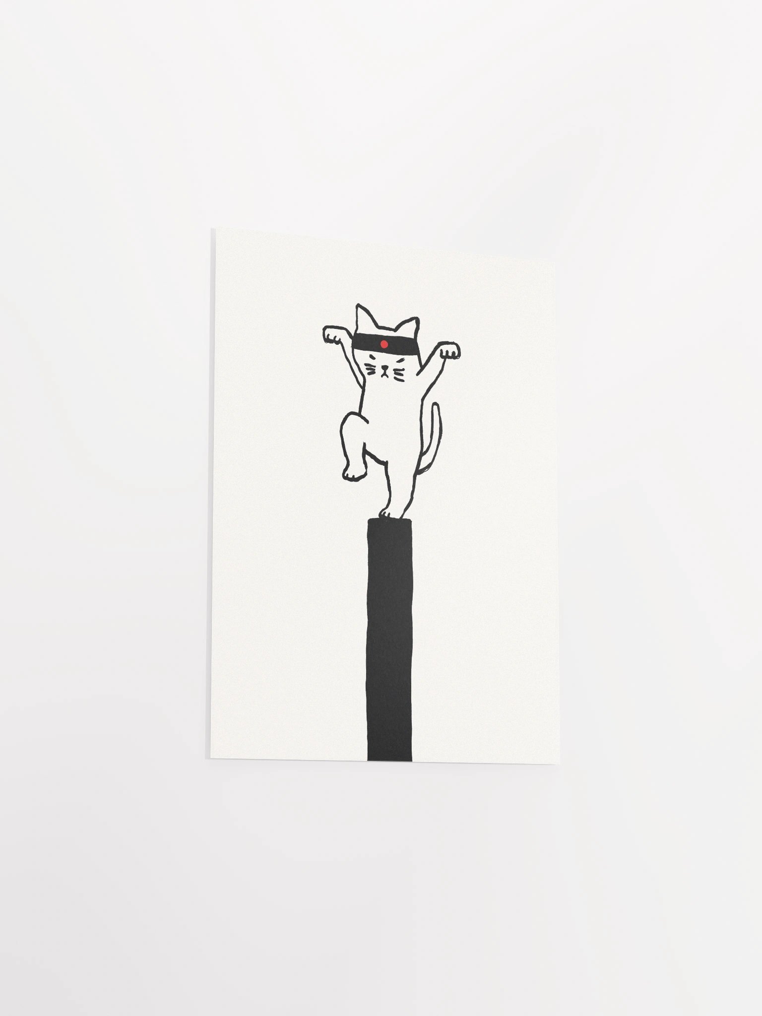 Karate Cat art print product image (19)