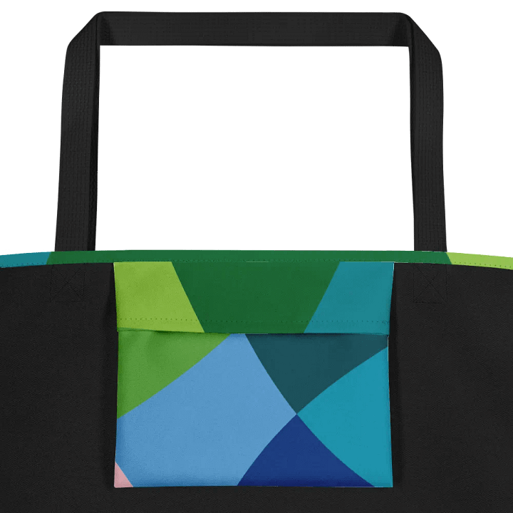 “Love” Multi-color Geometric Tote Bag product image (2)