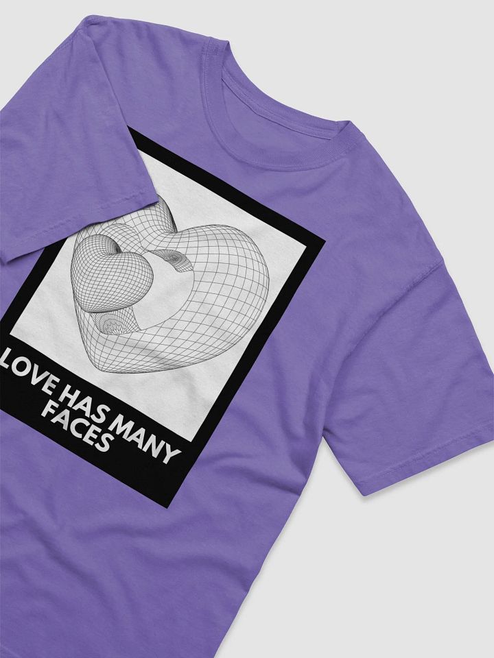 LOVE HAS MANY FACES (WHITE FONT) T-SHIRT product image (49)