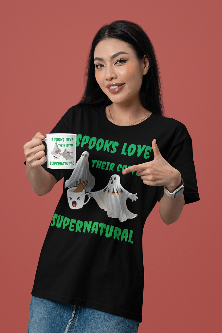 Spooks Like Their Coffee Supernatural T-Shirt product image (1)