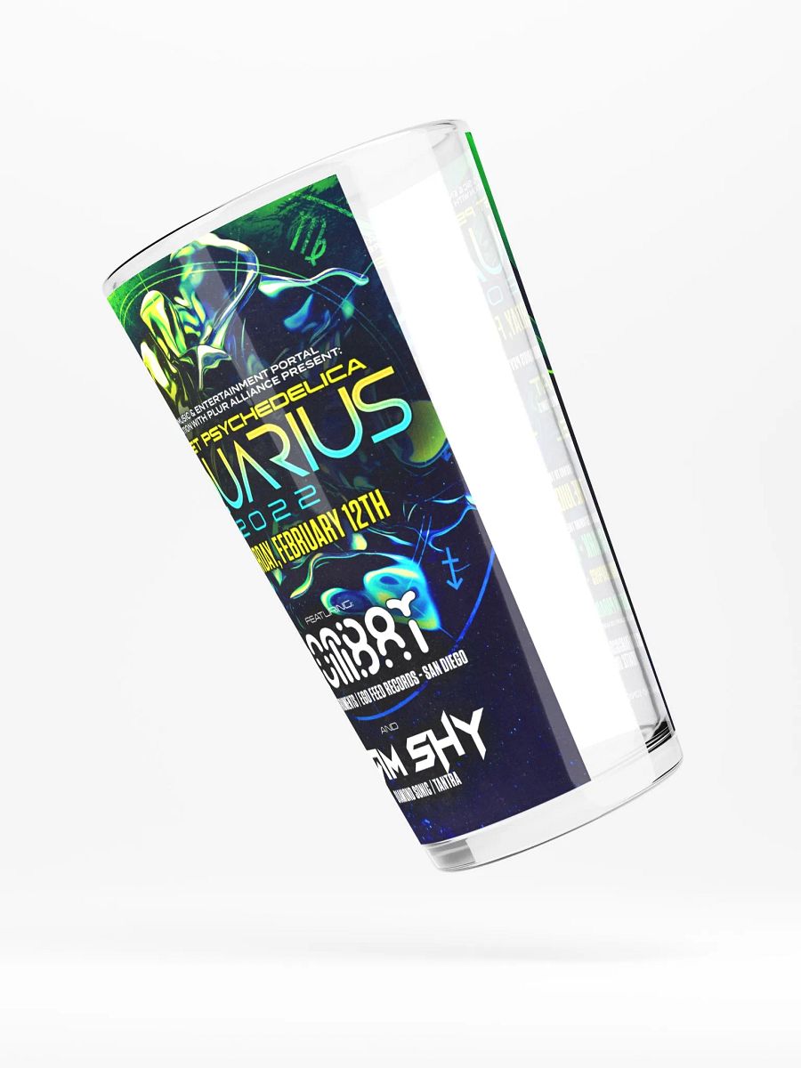 Aquarius 2022 Shaker Pint Glass product image (3)