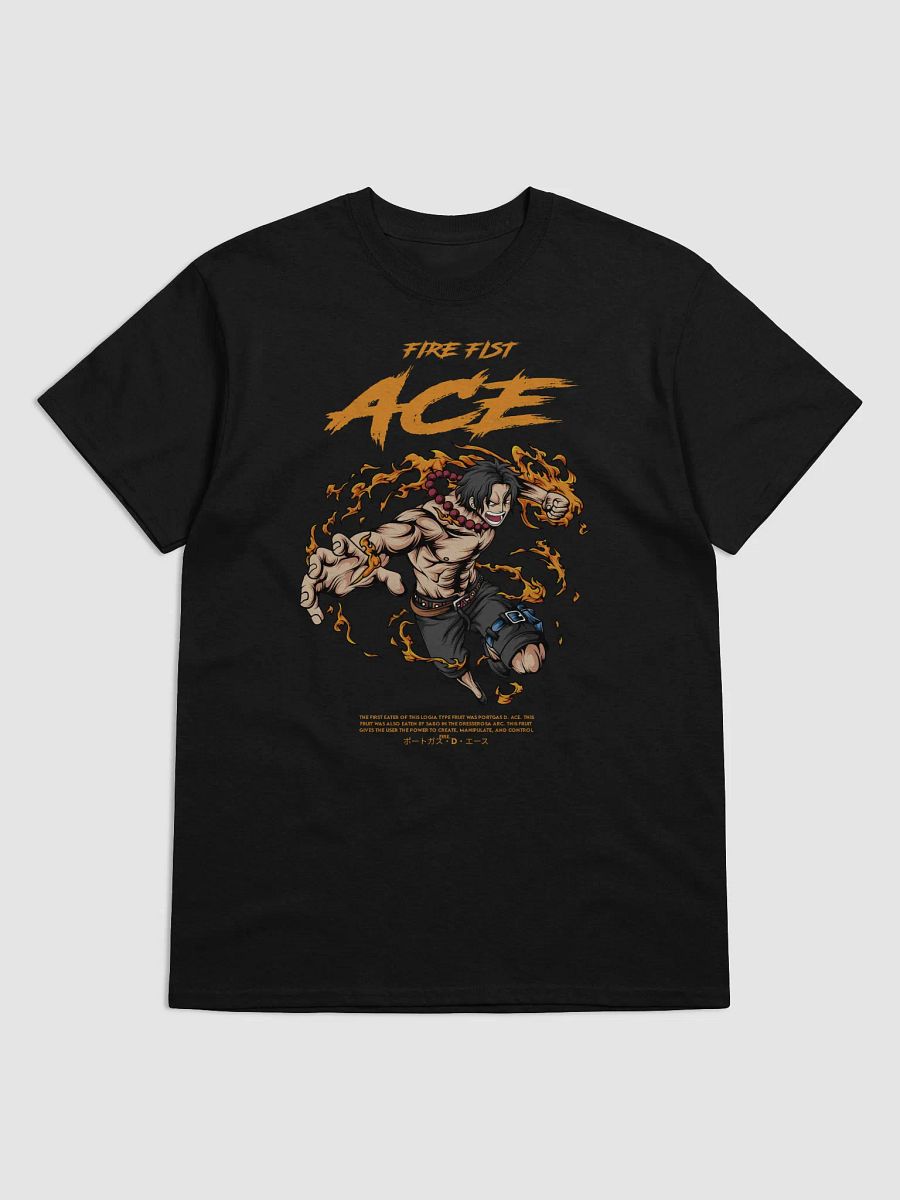 One Piece - Portgas D. Ace Wanted/Fire Fist Front & Back T-Shirt product image (3)