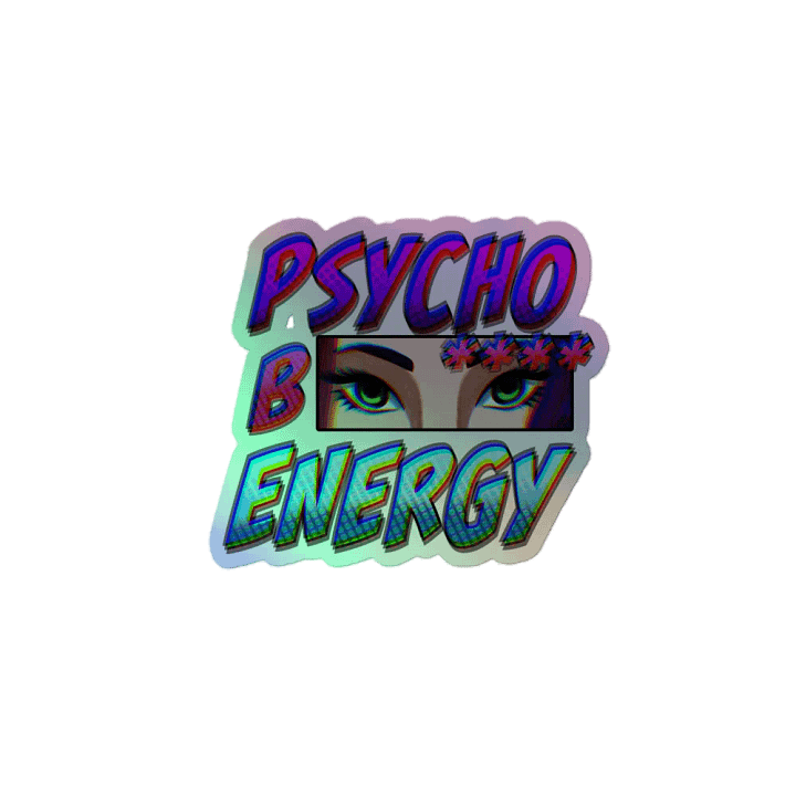 Feminine Energy Holographic Sticker product image (2)