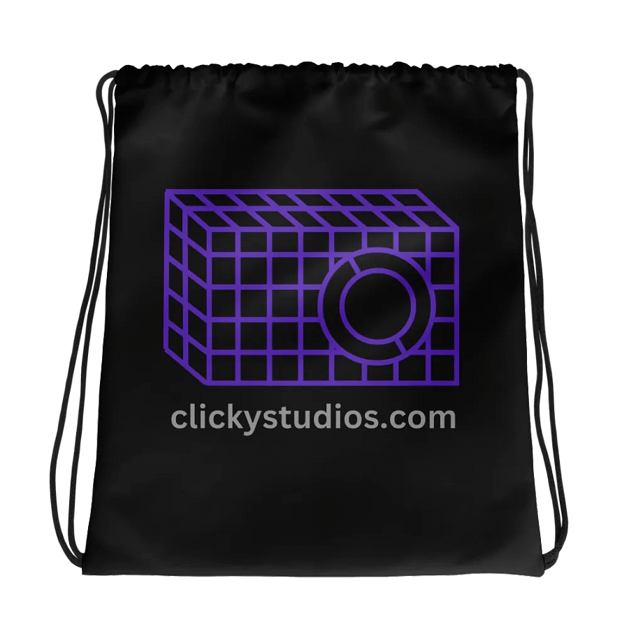 Clicky Studios Drawstring Bag product image (1)