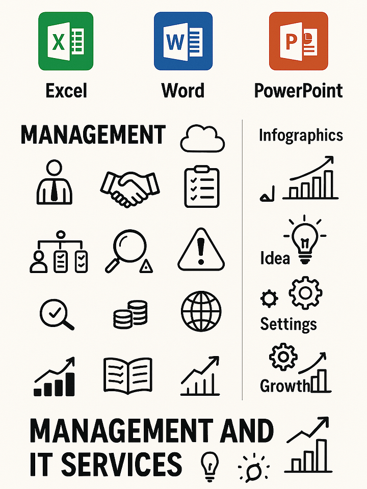 Office Doodles for Infographics – Hand-Drawn Icons (PNG & AI Files) product image (2)