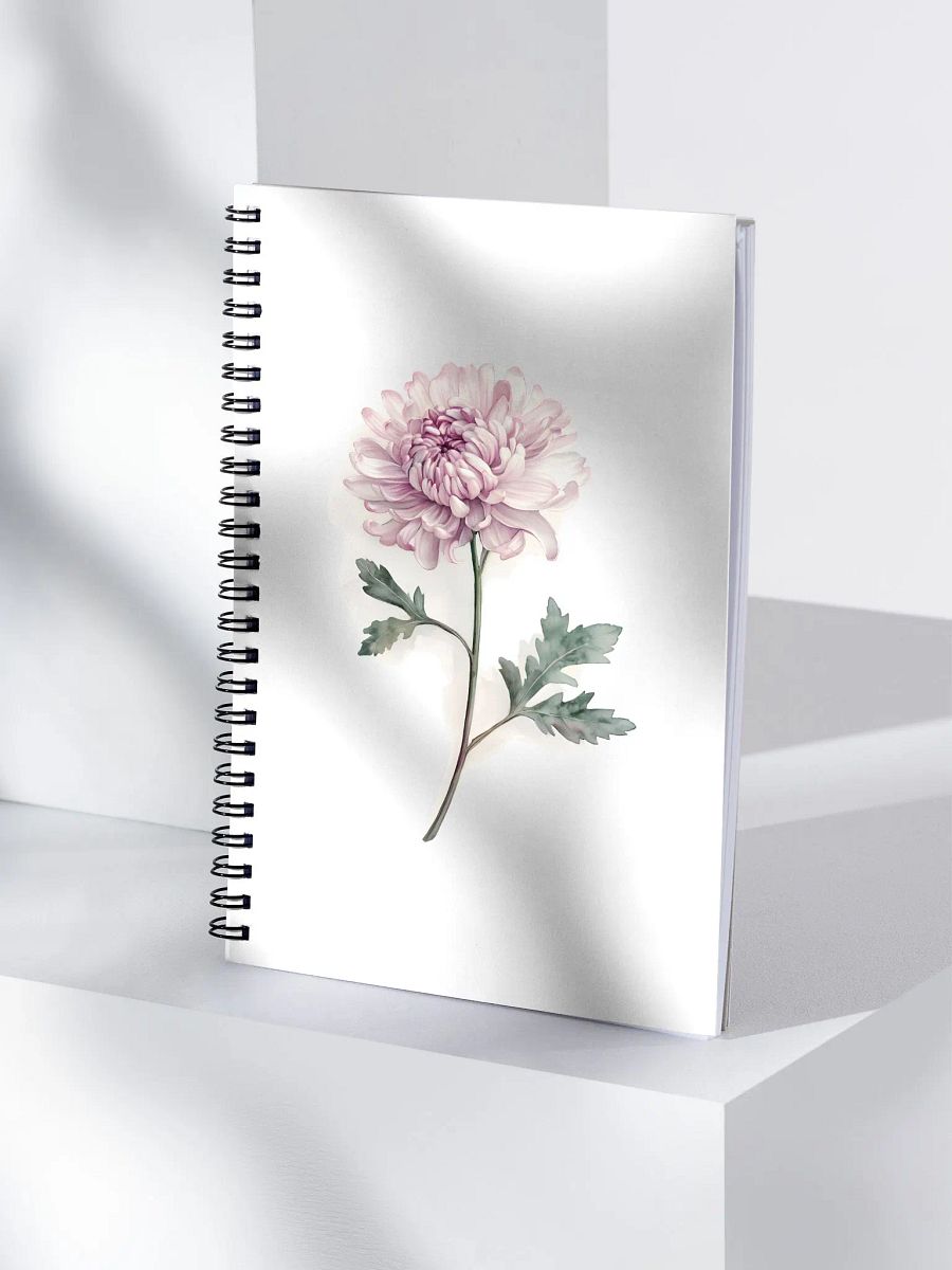 Chrysanthemum Spiral Notebook product image (4)