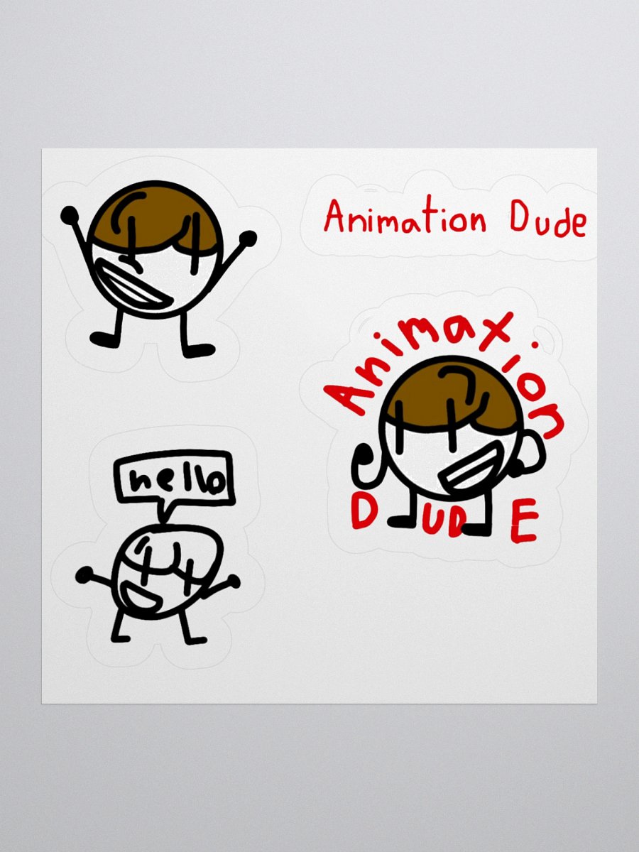 animation dude sticker sheet product image (1)