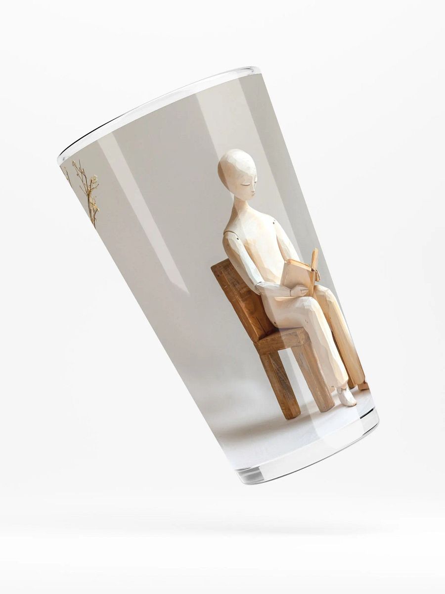 Shaker Pint Glass by Allcolor-We are all wooden people 001 product image (4)