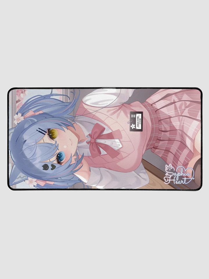Pink School Girl Desk Mat product image (1)