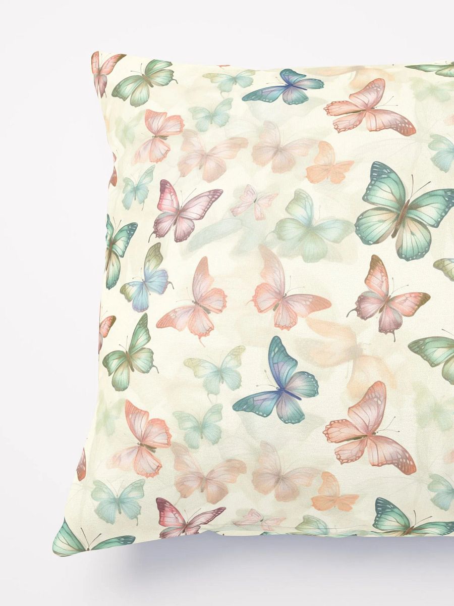 Pillow with butterfly print product image (3)