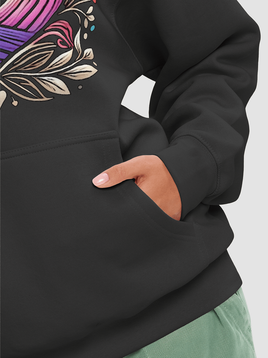 Vibrant Heart Swirl Unisex Hoodie product image (8)