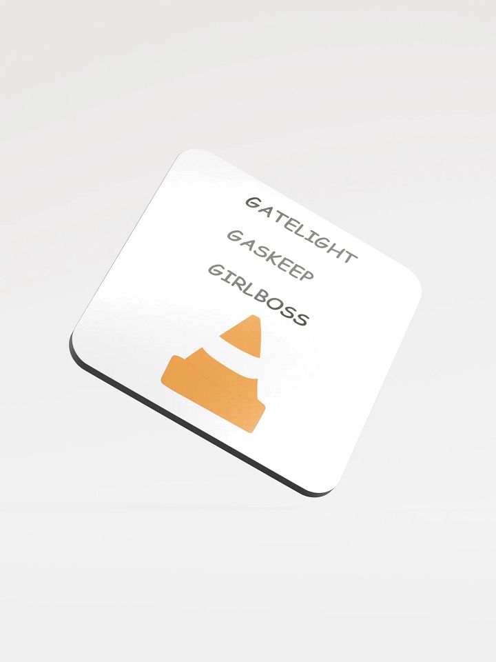Gatelight, Gaskeep, Girlboss Cork Coaster product image (1)
