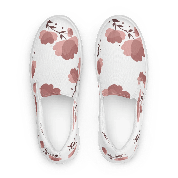 Petals in Pink Women's Slip-Ons product image (1)