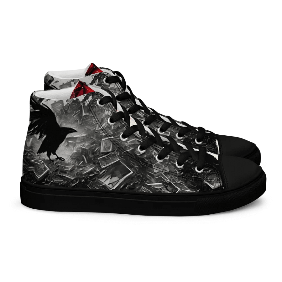 Raven Fiction Women's High Top Canvas Shoes product image (2)
