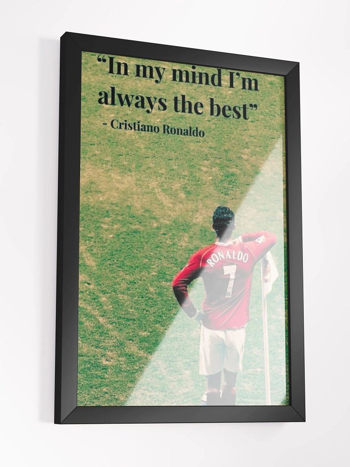 Ronaldo's Mindset Matte Poster product image (8)