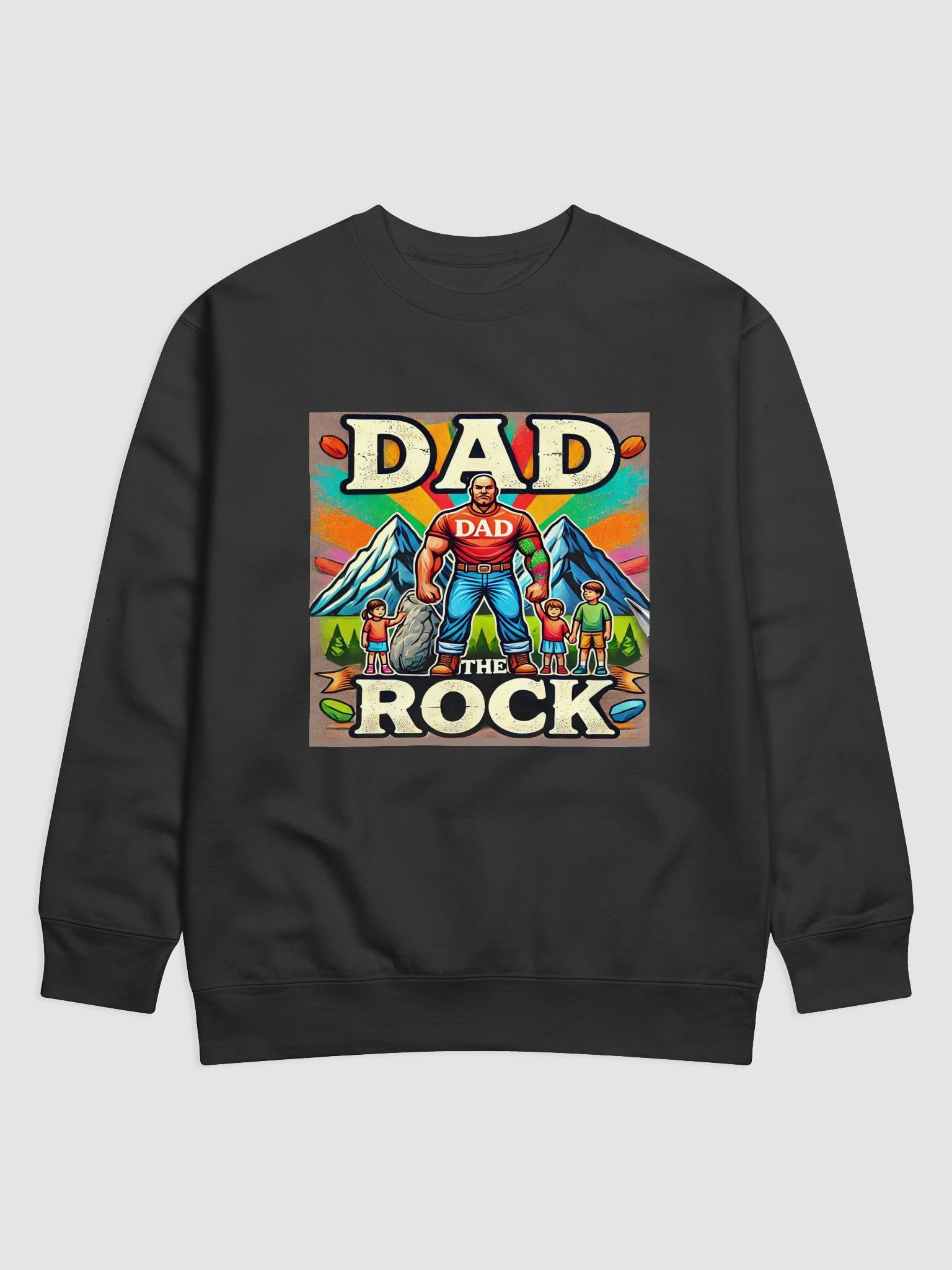 The Rock Dad Premium Sweatshirt product image (1)