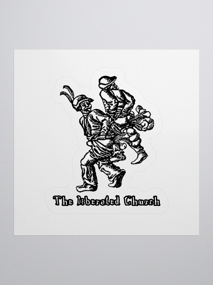 Farting Peasants (Liberated Church) sticker product image (1)