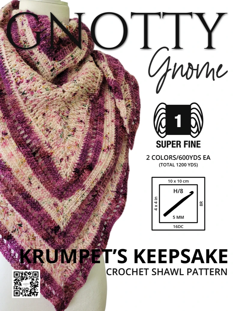 Krumpet's Keepsake Shawl (Crochet Pattern) product image (1)