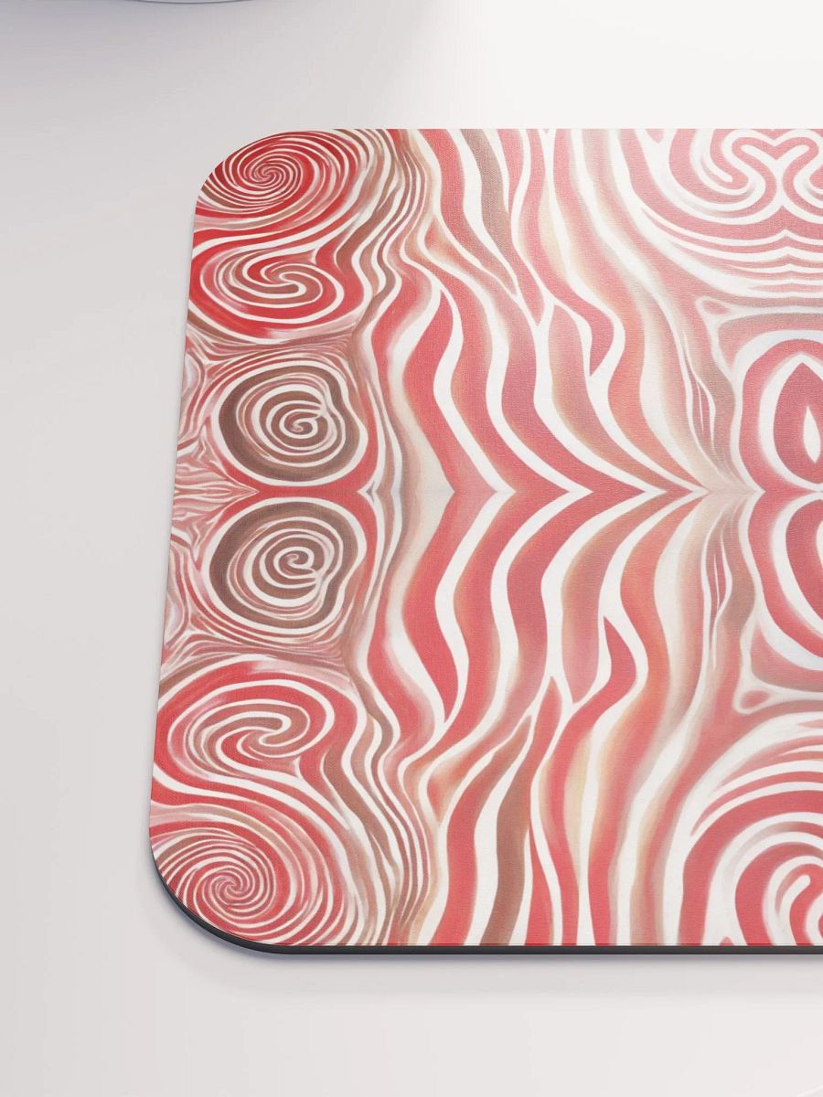 Funky Red Liquid Explosion Tie-Dye Classic Mouse Pad product image (7)