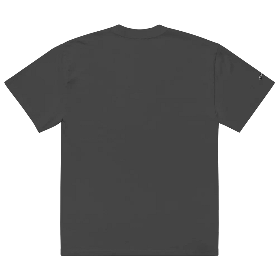 Curved Handwritten TOPYAAD Faded T-Shirt product image (10)