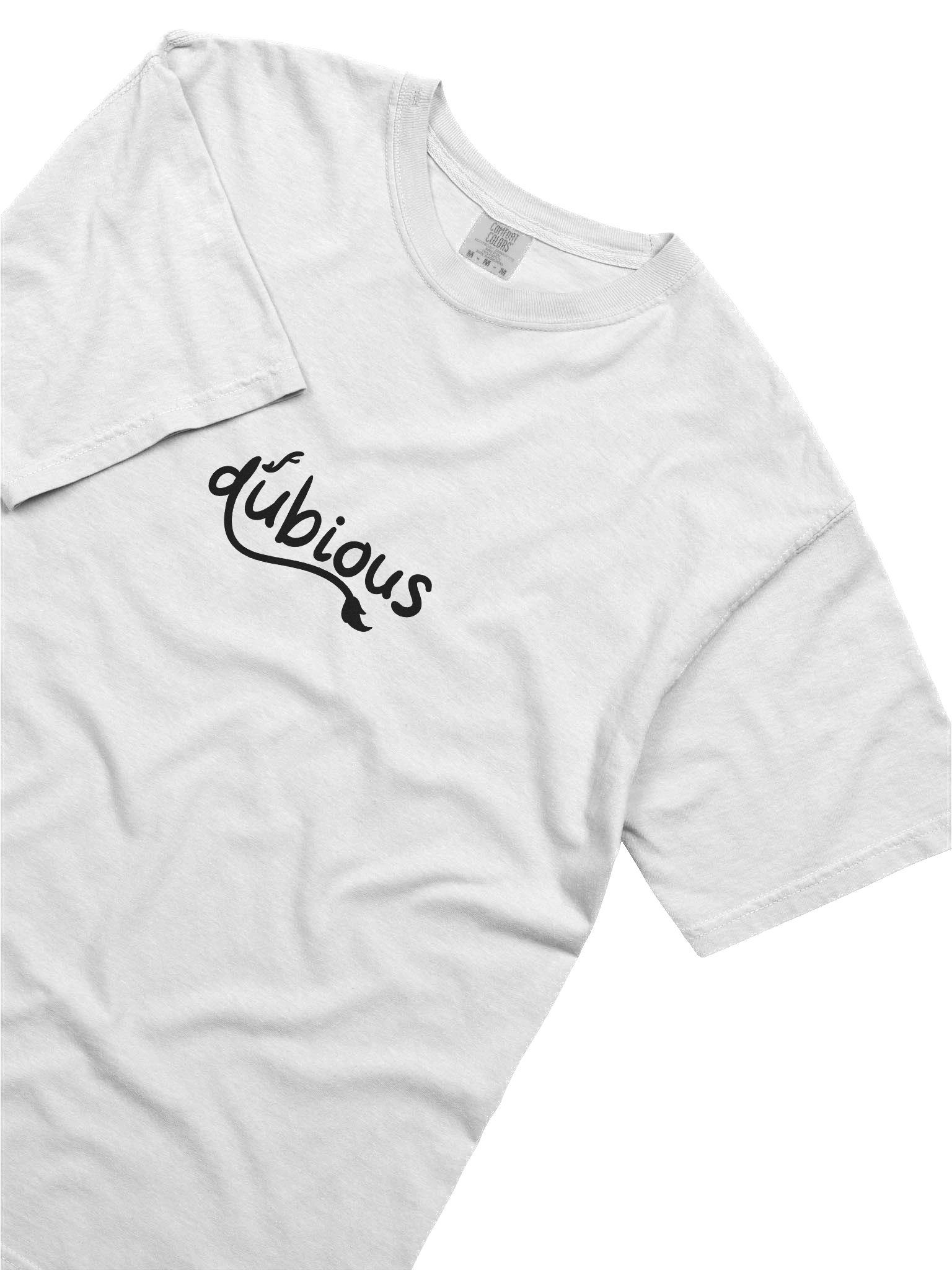 "DUBIOUS" White T-Shirt product image (1)