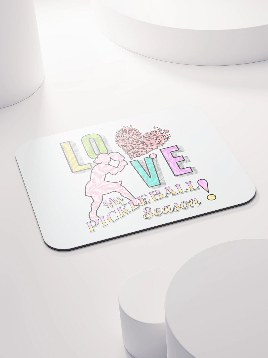 Love My Pickleball Season Female Mouse Pad product image (4)