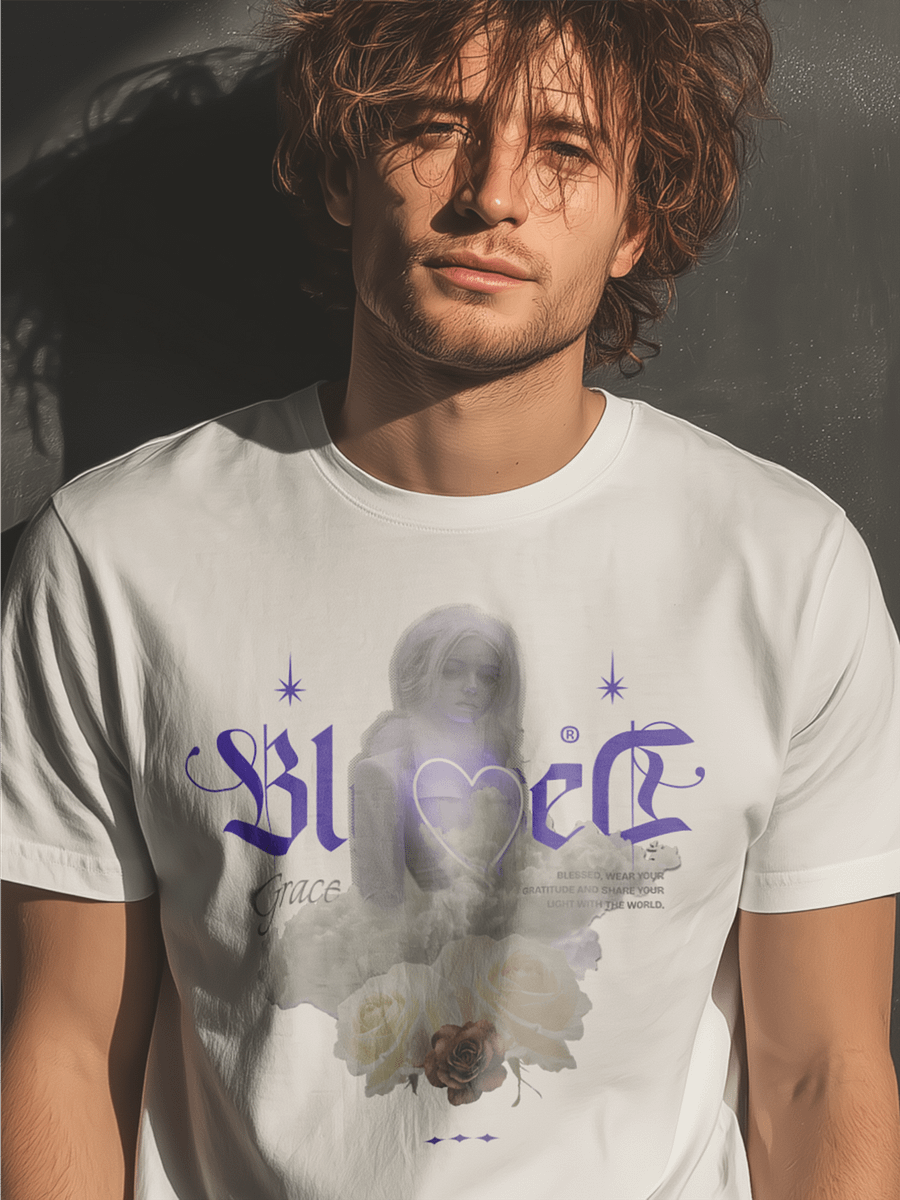 Ethereal Neon Heart T Shirt Gothic Fantasy Graphic product image (1)