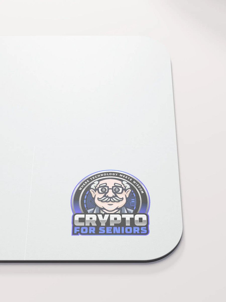 Crypto For Seniors Logo Mouse Pad (New 3D Logo) product image (5)