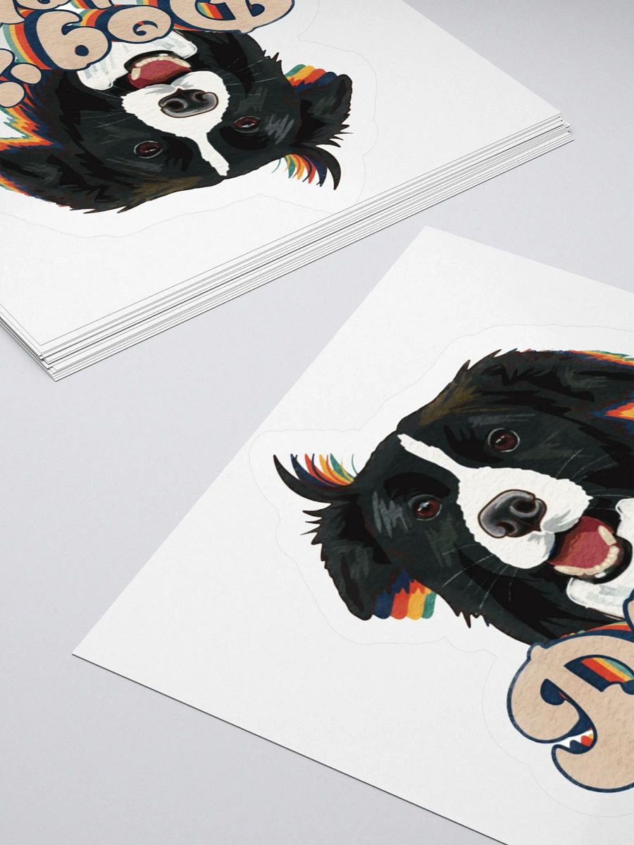 Border Collie Dog Mom Sticker product image (4)
