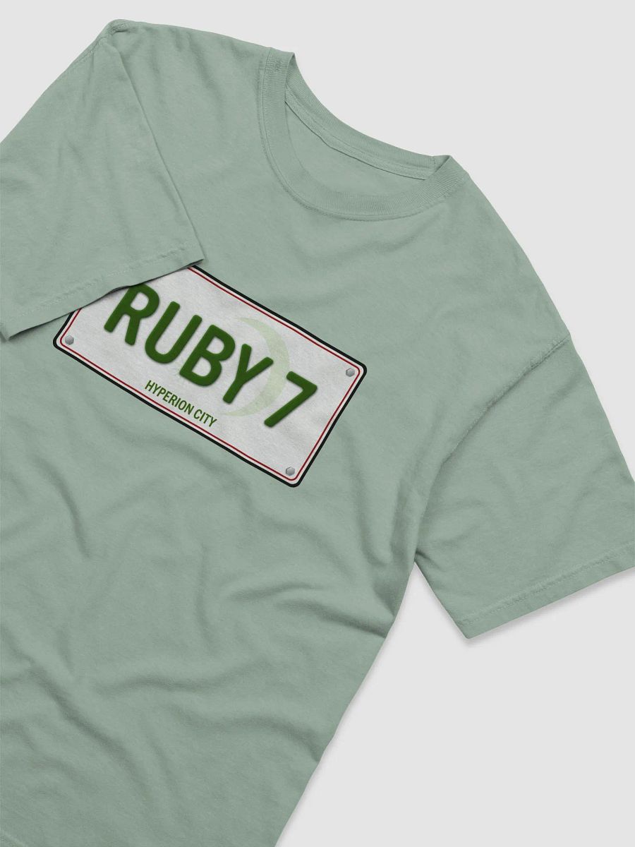 Ruby 7 License Plate Heavyweight T product image (9)