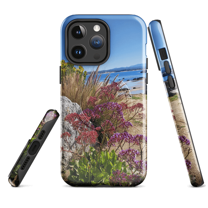 Purple Flowers by the Coast MagSafe® Tough iPhone® Case product image (4)