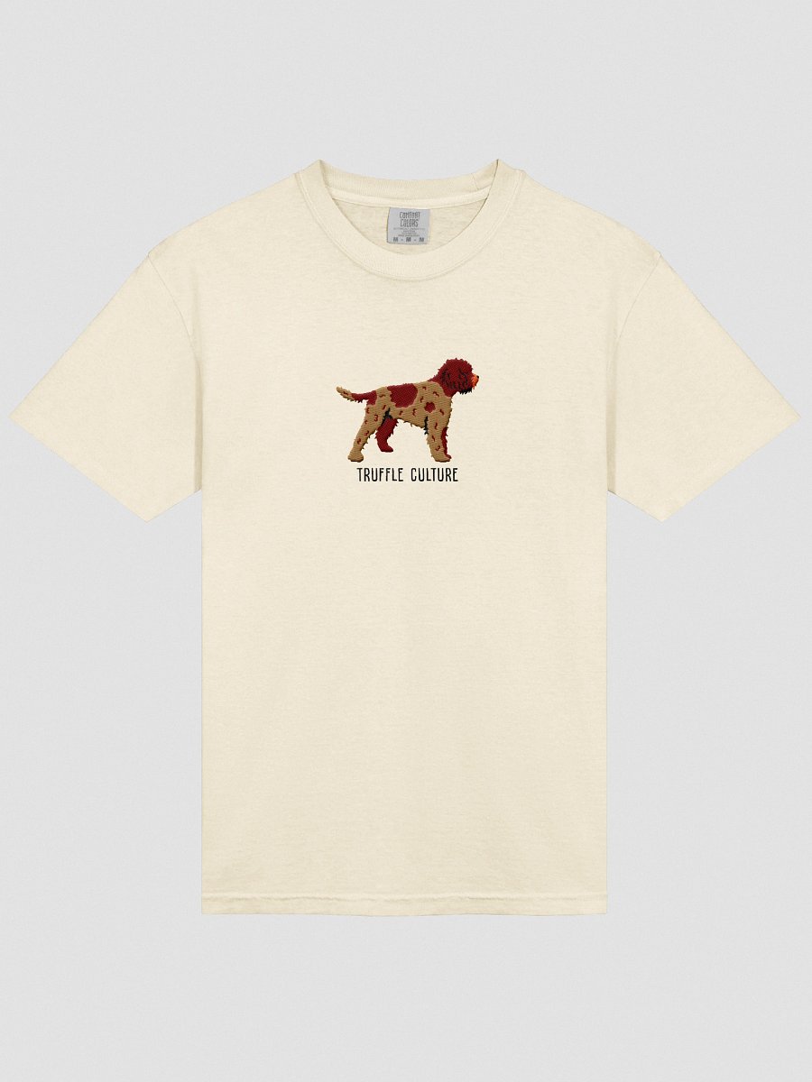 Truffle Culture T-Shirt(Embroidered) of a Lagotto Romagnolo(Liver Roan) product image (53)