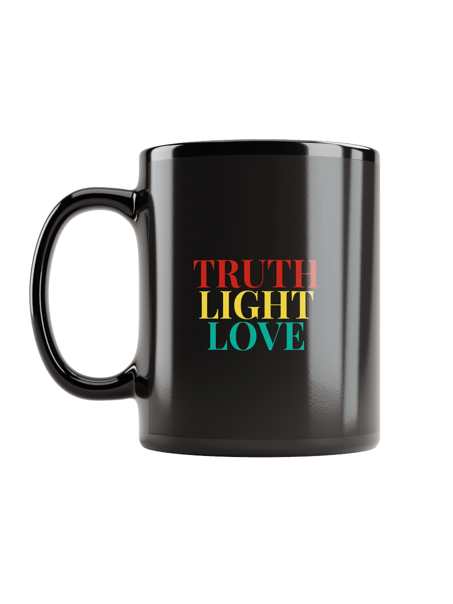 Truth Light Love - Black Mug (Style 5) product image (6)