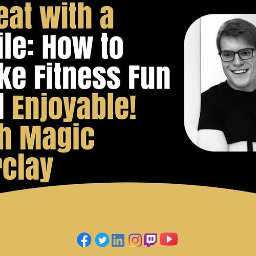 Check out the latest video on the CrazyFitnessGuy YouTube channel! Sweat with a Smile: How to Make Fitness Fun and Enjoyable!...