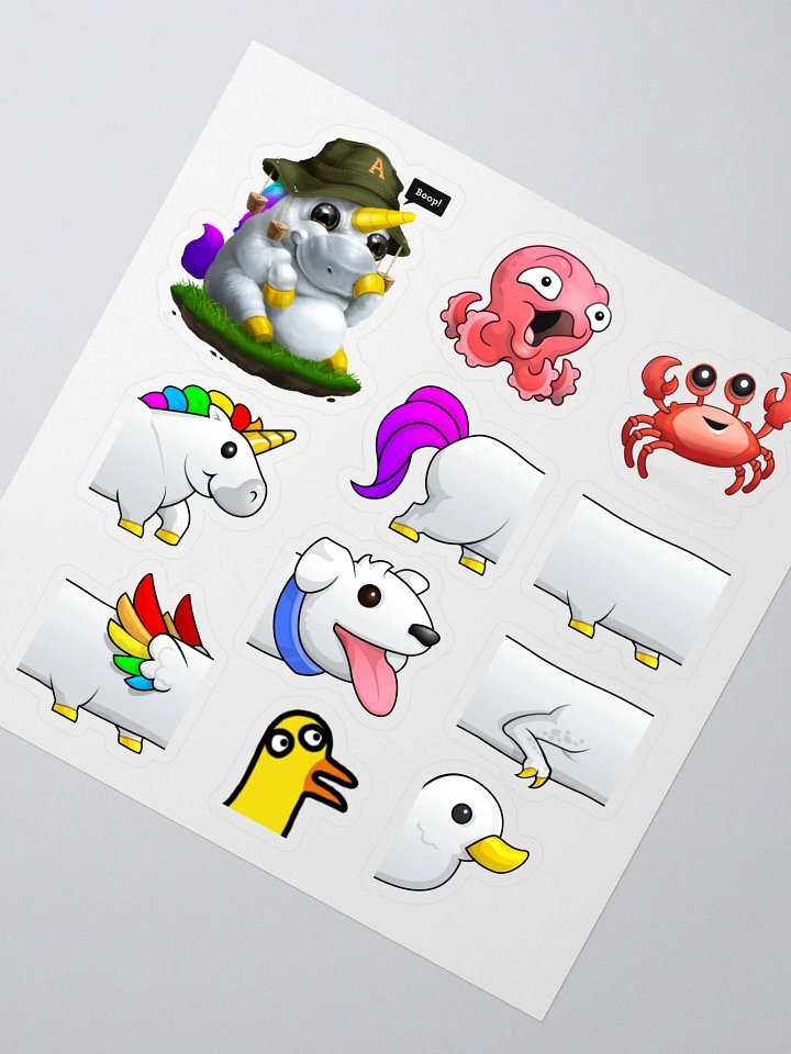 Emote stickers product image (2)