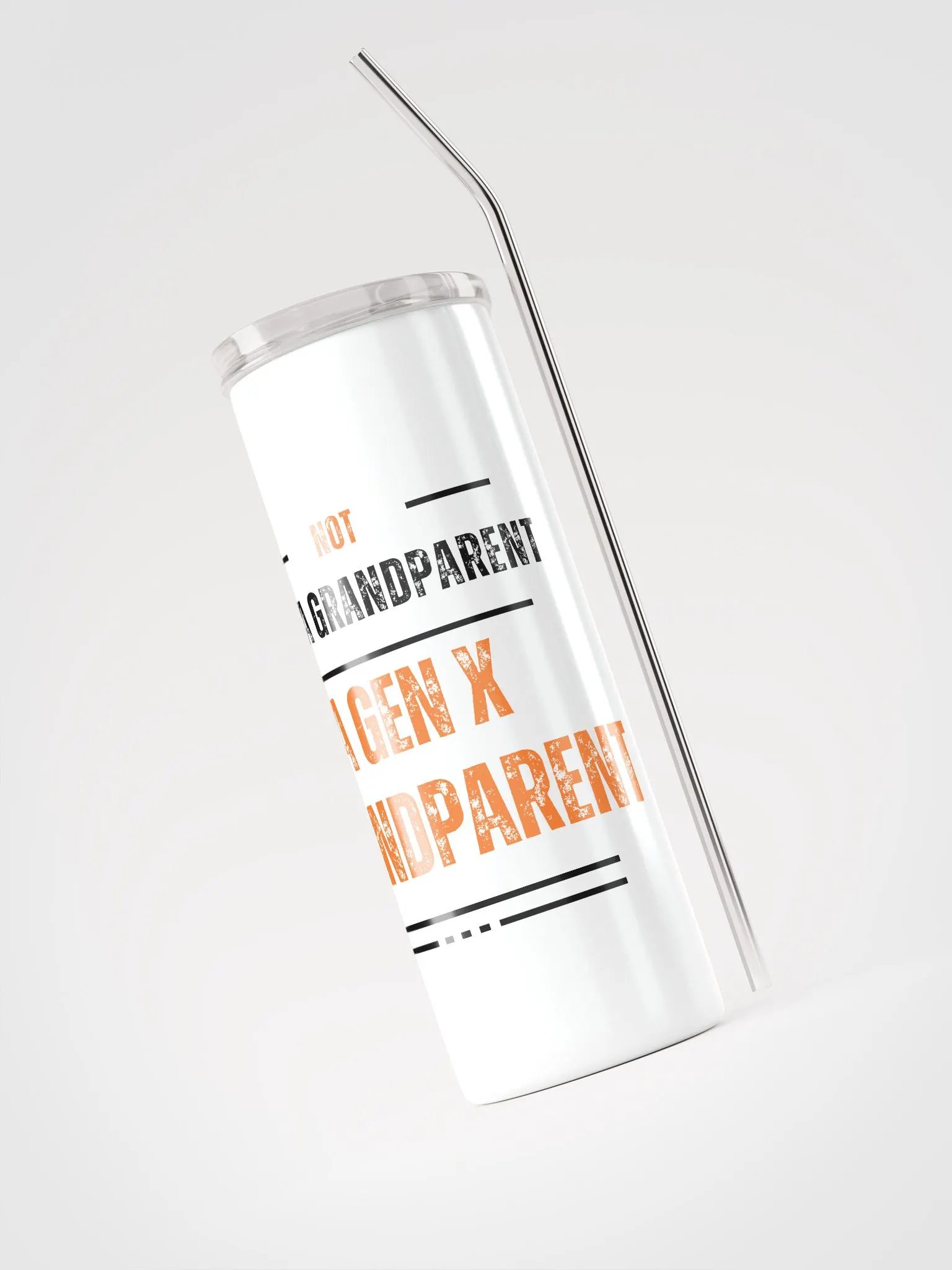 Not Just A Grandparent Stainless Steel Tumbler (White) product image (3)