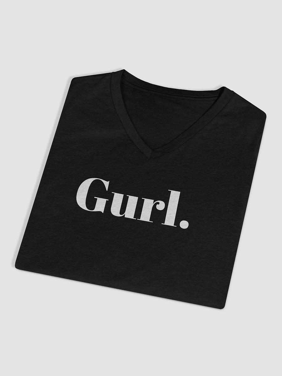 Gurl Relaxed V-Neck Tee - White product image (7)