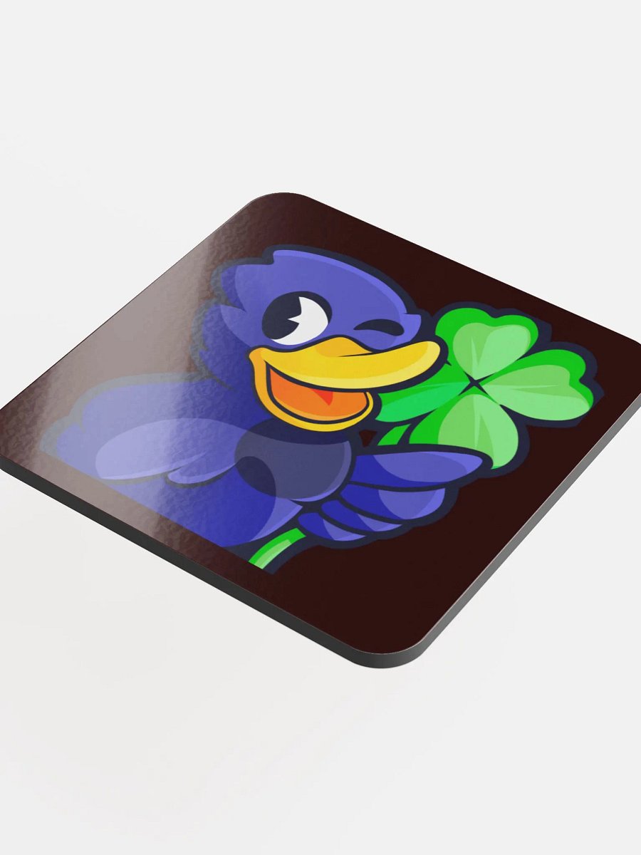 Lucky Duck Glossed Cork Coaster product image (4)